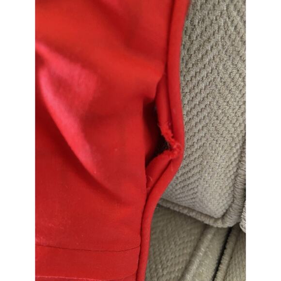 Vintage Steinwinder Needlepoint Christmas Santa Claus Pillow Bear Holly 13 x 13" - Picture 10 of 12